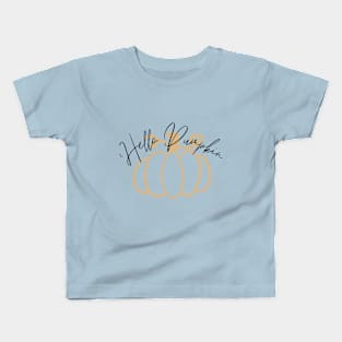 Hello Pumpkin Kids T-Shirt